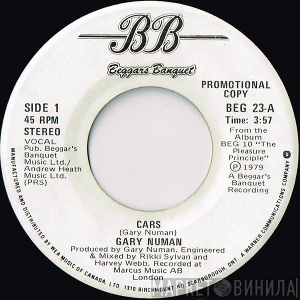 Gary Numan  - Cars