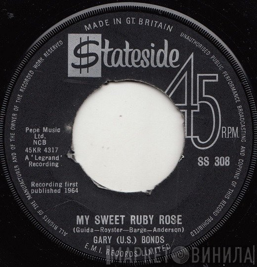 Gary U.S. Bonds  - My Sweet Ruby Rose