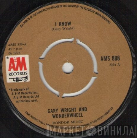 Gary Wright, Wonderwheel  - I Know