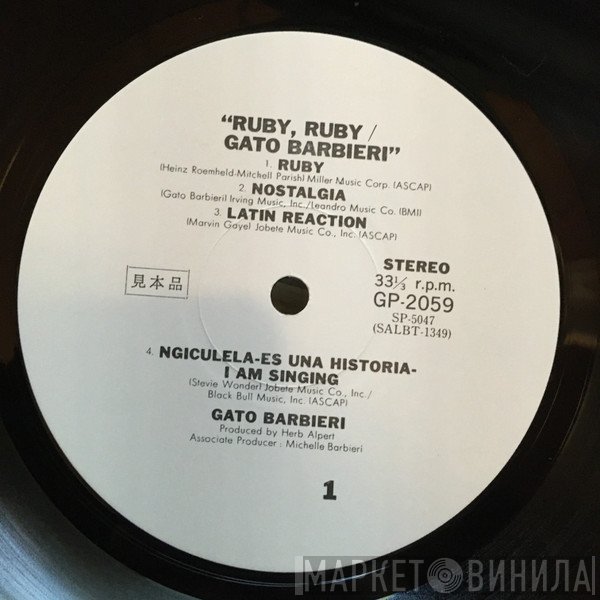 Gato Barbieri  - Ruby, Ruby