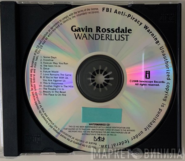 Gavin Rossdale  - Wanderlust