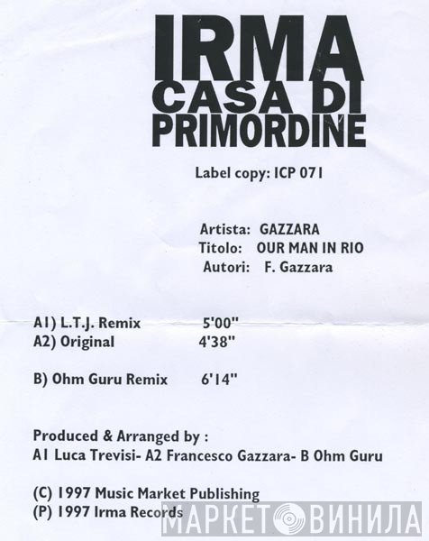 Gazzara  - Our Man In Rio