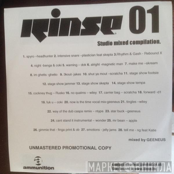 Geeneus  - Rinse: 01