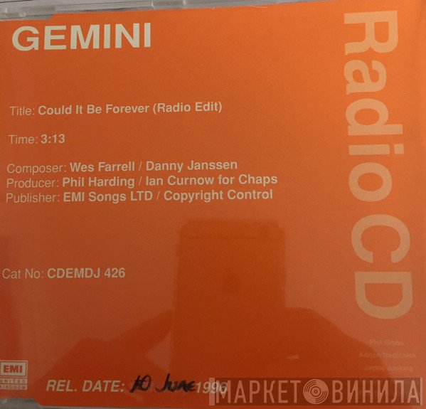 Gemini  - Could It Be Forever