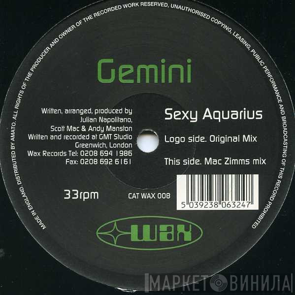 Gemini  - Sexy Aquarius