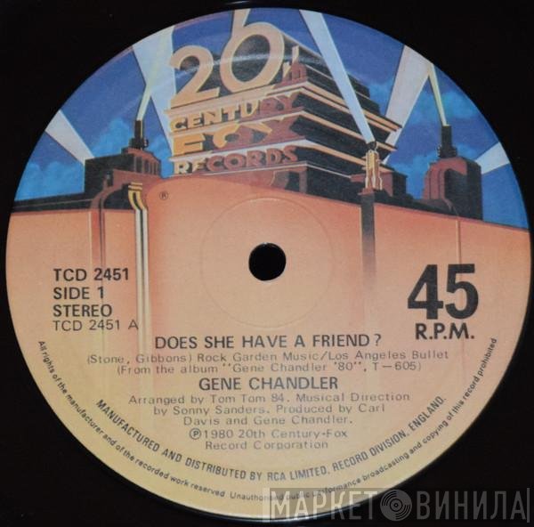 Gene Chandler - Does She Have A Friend?