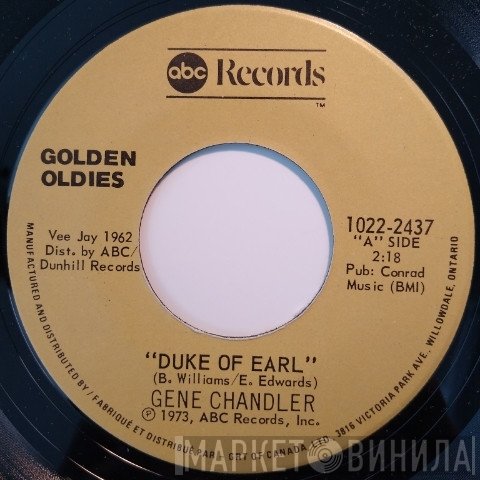 Gene Chandler - Duke Of Earl / Nite Owl