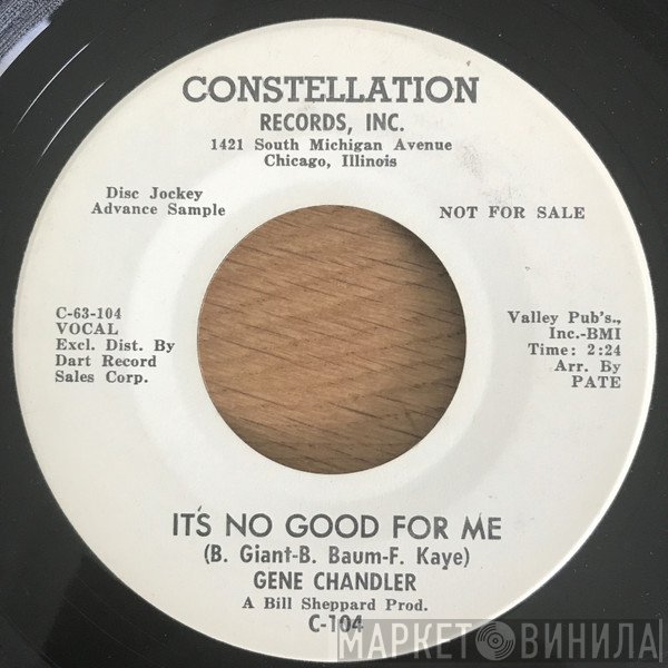Gene Chandler - It's No Good For Me / From Day To Day
