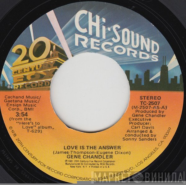 Gene Chandler - Love Is The Answer