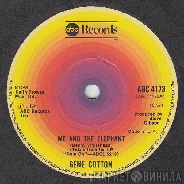 Gene Cotton - Me And The Elephant