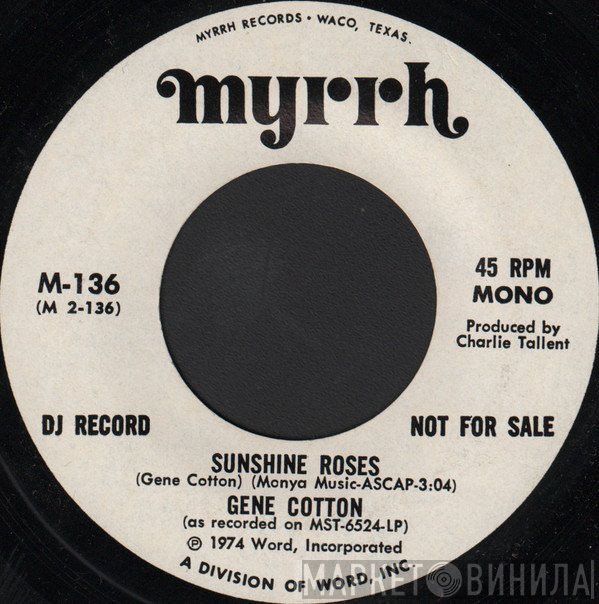 Gene Cotton  - Sunshine Roses