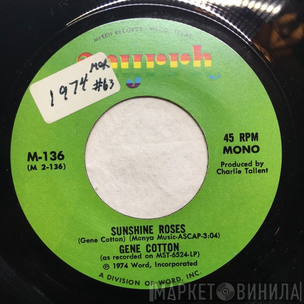 Gene Cotton  - Sunshine Roses