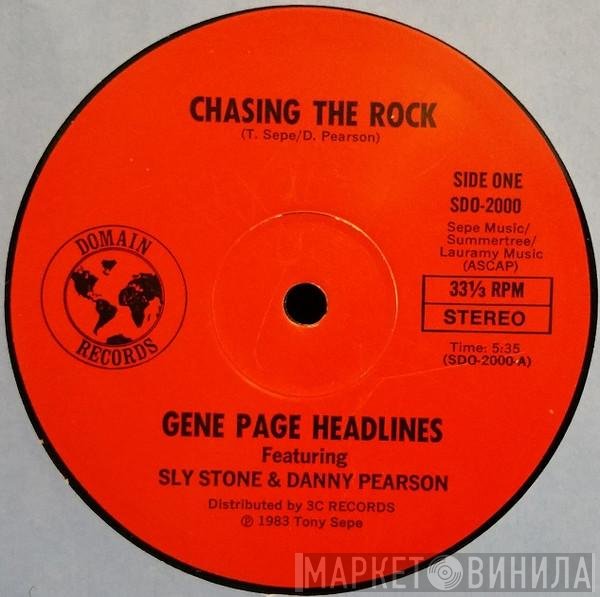 Gene Page Headlines Featuring Sly Stone & Danny Pearson  - Chasing The Rock