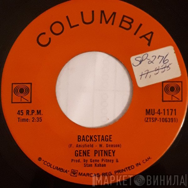 Gene Pitney  - Backstage / Blue Color