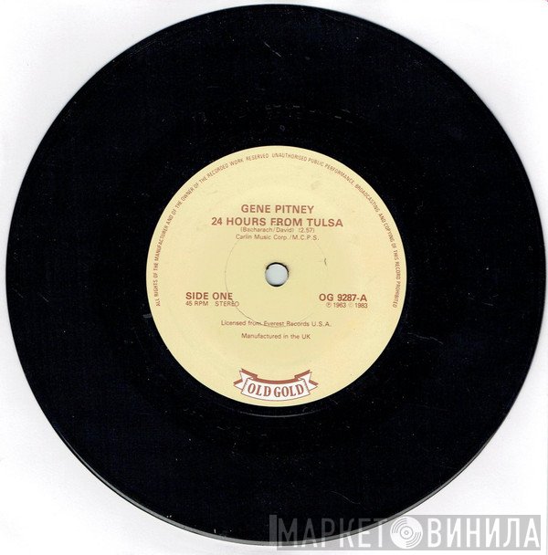 Gene Pitney - 24 Hours From Tulsa / I'm Gonna Be Strong