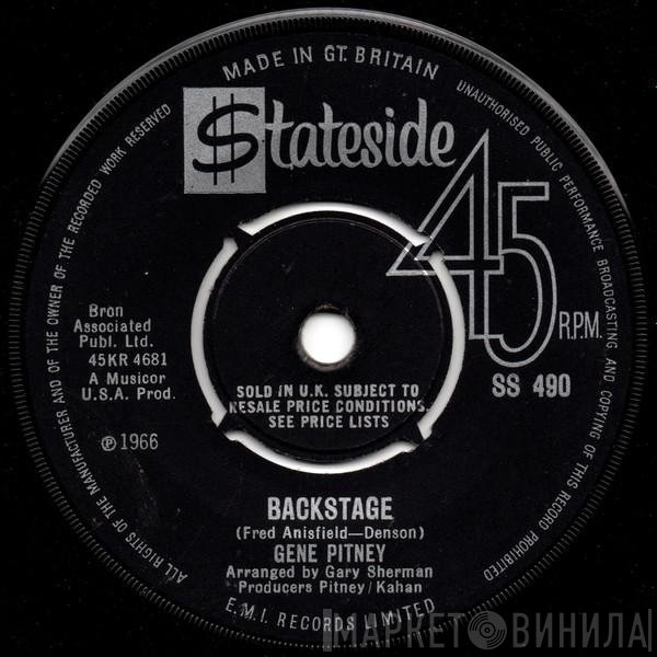 Gene Pitney - Backstage
