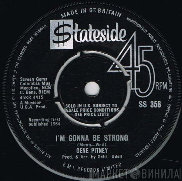 Gene Pitney - I'm Gonna Be Strong