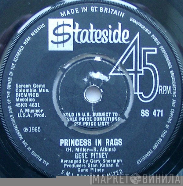 Gene Pitney  - Princess In Rags