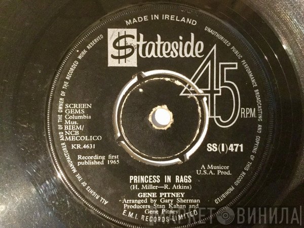 Gene Pitney  - Princess In Rags