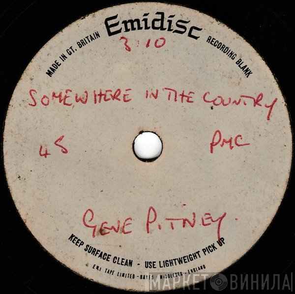 Gene Pitney  - Somewhere In The Country