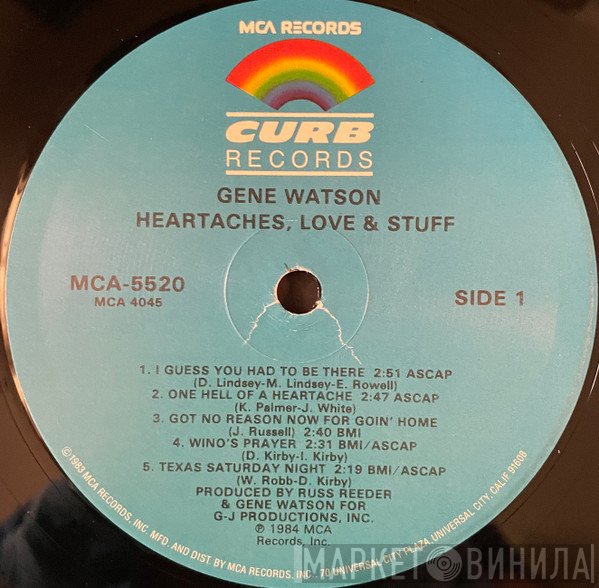 Gene Watson - Heartaches, Love &amp; Stuff