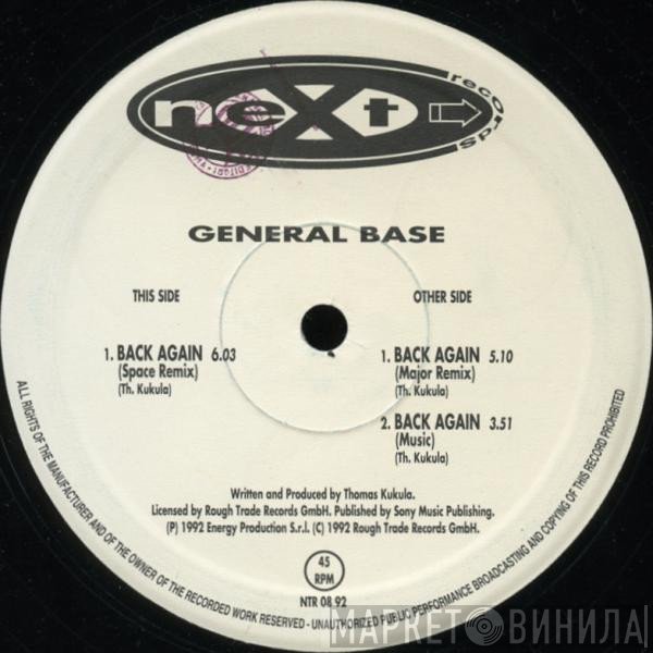 General Base  - Back Again (Remixes)