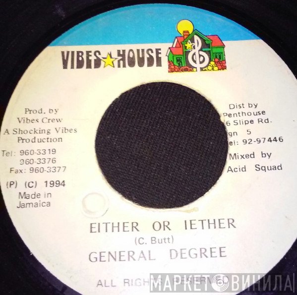 General Degree  - Either or Iether