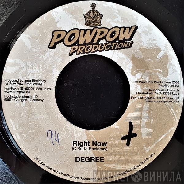 General Degree  - Right Now