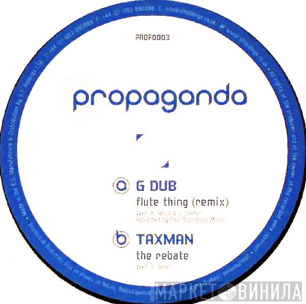 Generation Dub, Taxman  - Flute Thing (Remix) / The Rebate