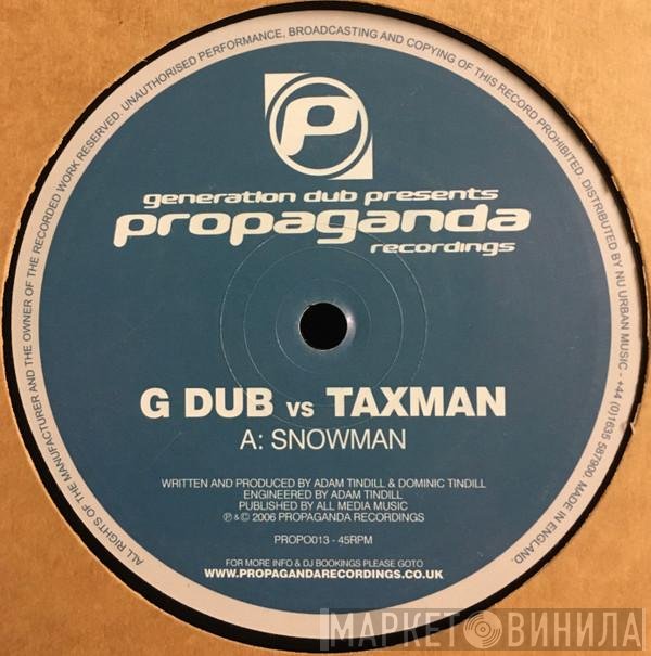 Generation Dub vs. Taxman   - Snowman / Atlantic