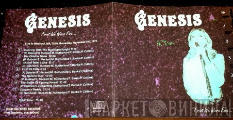 Genesis  - First We Were Five...