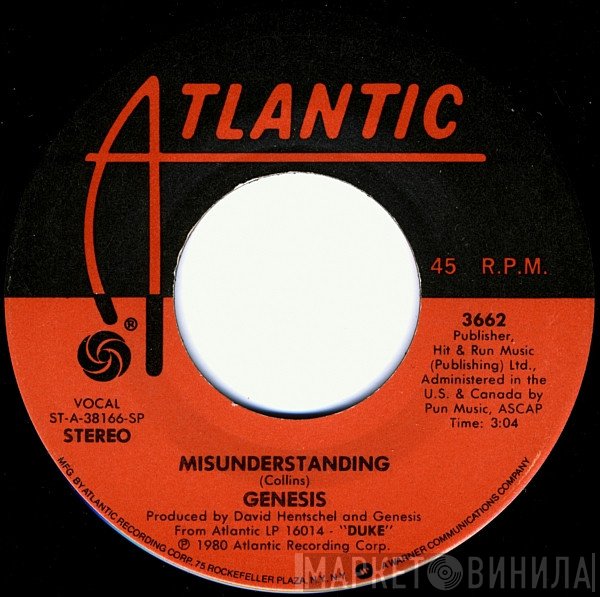 Genesis  - Misunderstanding