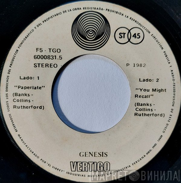 Genesis  - Paperlate