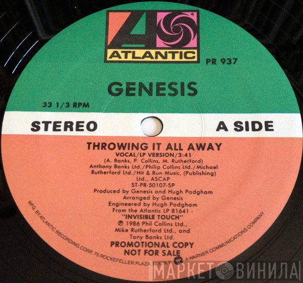 Genesis - Throwing It All Away