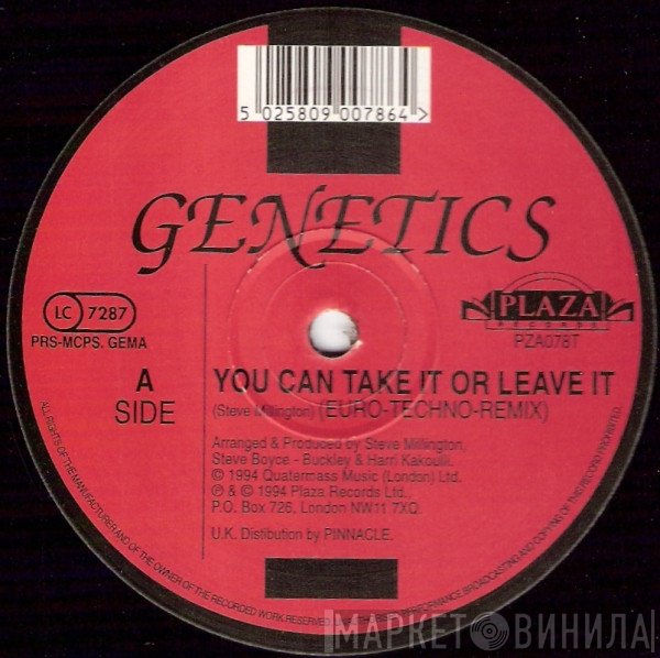 Genetics  - You Can Take It Or Leave It