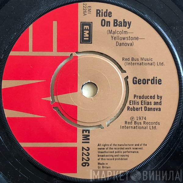 Geordie  - Ride On Baby