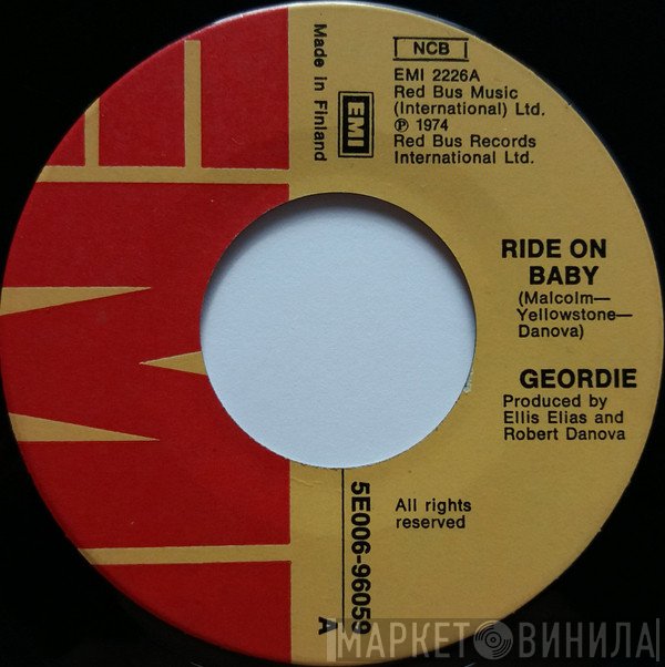 Geordie  - Ride On Baby