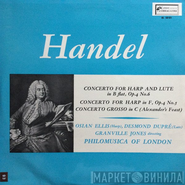 Georg Friedrich Händel, Philomusica Of London, Granville Jones - Harp And Lute Concertos / Concerto Grosso (Alexander's Feast)