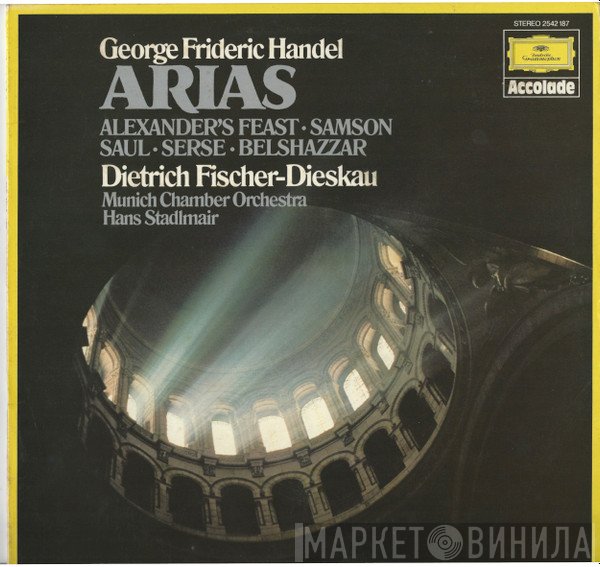 Georg Friedrich Händel, Dietrich Fischer-Dieskau, Münchener Kammerorchester, Hans Stadlmair - Arias