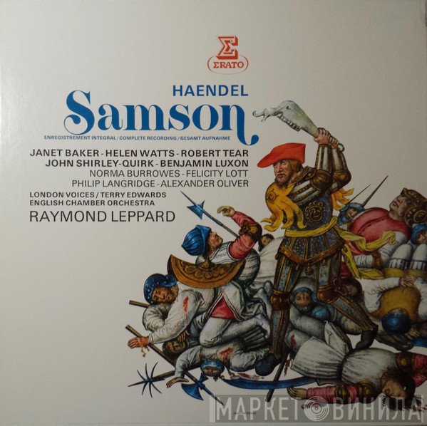 Georg Friedrich Händel, English Chamber Orchestra, Raymond Leppard - Samson - Enregistrement Intégral