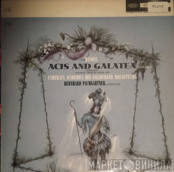 Georg Friedrich Händel, Maria Harvey , Richard van Vrooman, Camerata Academica Salzburg, Bernhard Paumgartner, Oberlin College Choir, David Bruce  - Acis And Galatea