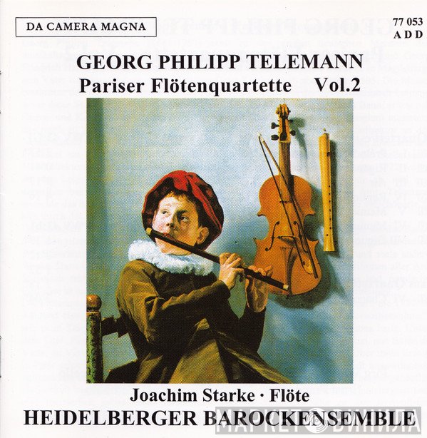 Georg Philipp Telemann - Joachim Starke, Heidelberger Barockensemble  - Pariser Flötenquartette Vol.2