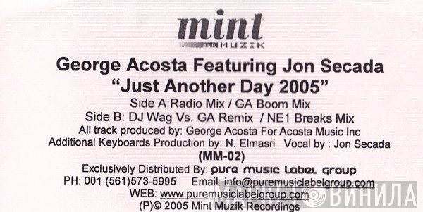 George Acosta, Jon Secada - Just Another Day 2005