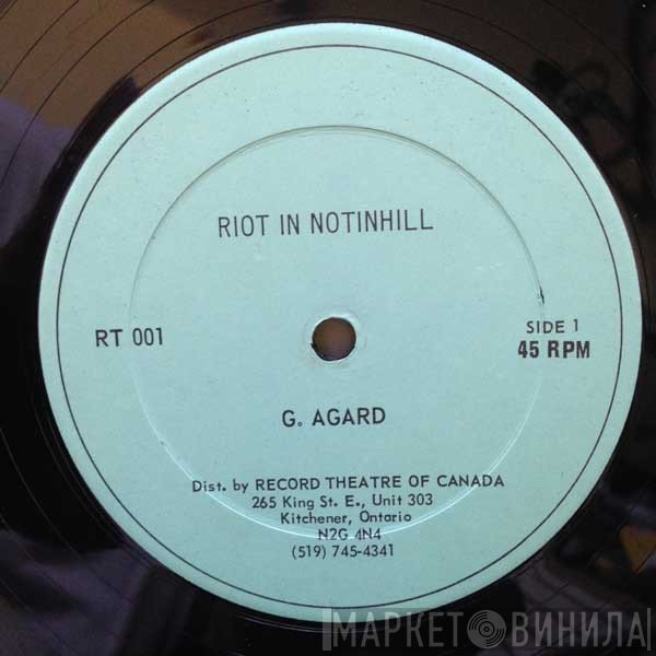 George Agard - The Pioneers  - Riot In Notinhill
