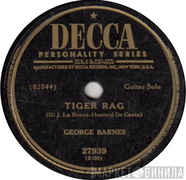 George Barnes  - Tiger Rag / State Street Boogie