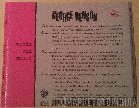 George Benson  - Words And Music