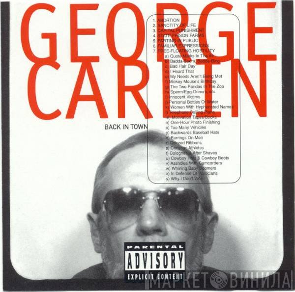 George Carlin  - Back In Town