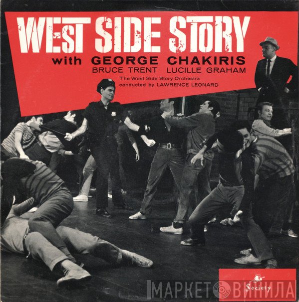 George Chakiris, Lawrence Leonard, Bruce Trent, Lucille Graham, "West Side Story" 1963 London Cast, Orchestra - West Side Story
