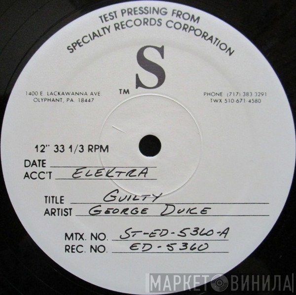 George Duke  - Guilty