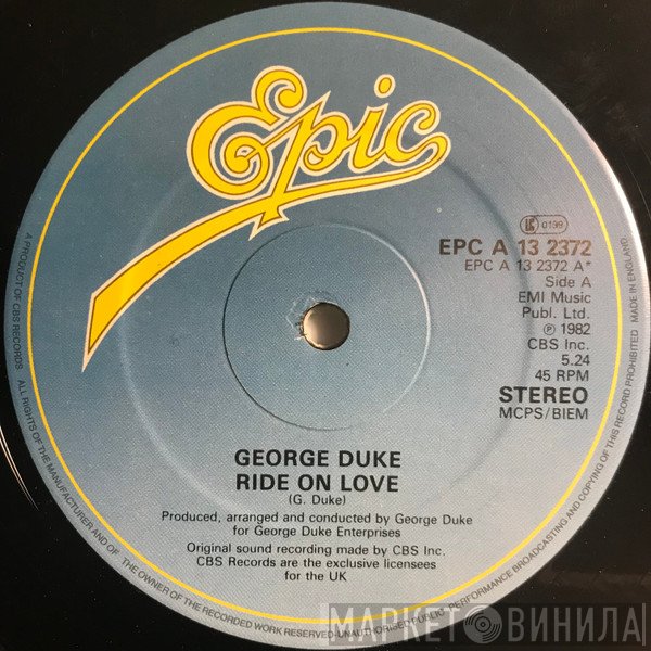 George Duke - Ride On Love (Specially Re-mixed Dance Version)